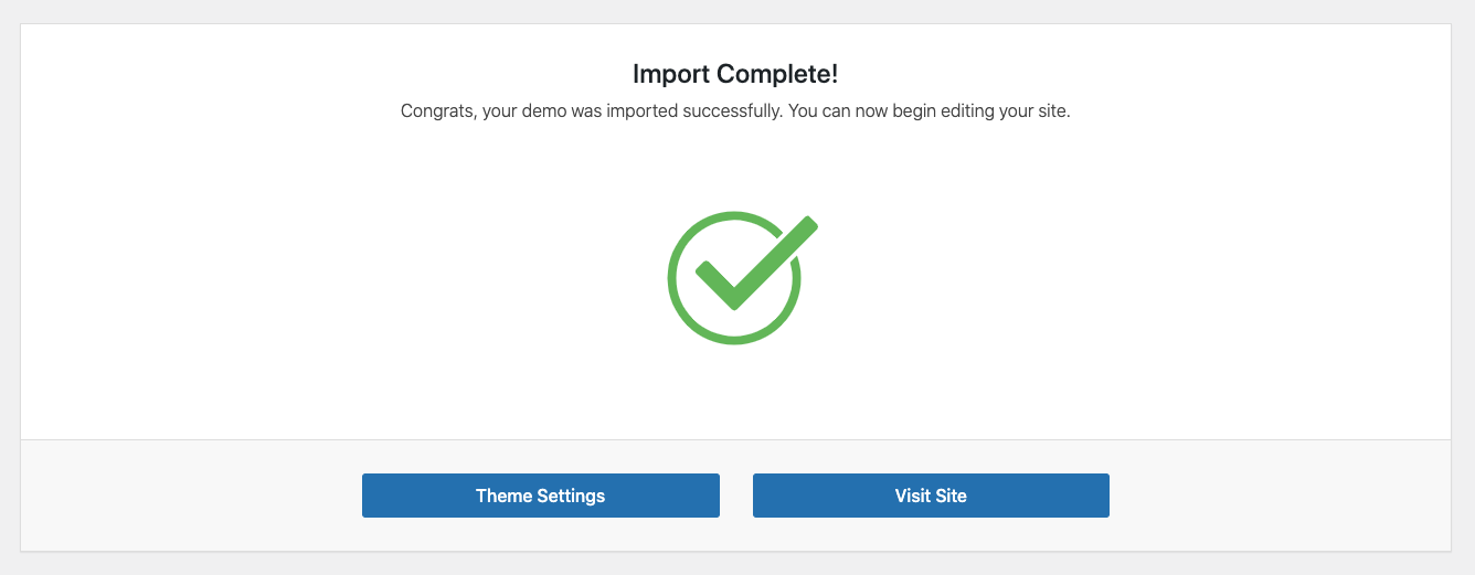 Import Demo