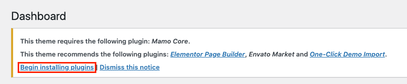 Install Plugins