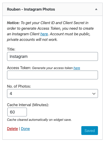 Instagram Widget