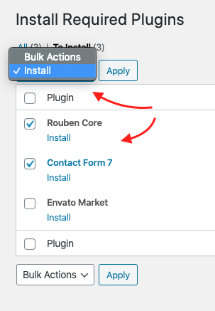 Install Plugins